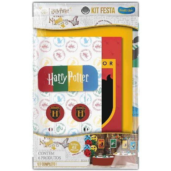 Imagem de Kit Festa Harry Potter com Decoração Completa 62 Peças