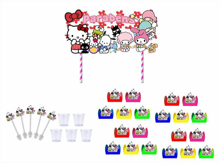 Imagem de Kit Festa Hello Kitty e Amigos 301 peças