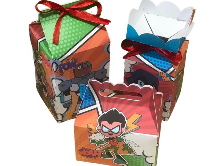 Kit Festa Lembrancinhas Personalizadas Tema Jovens Titãs - Kibunitinho - Kit Lembrancinha - Magazine Luiza