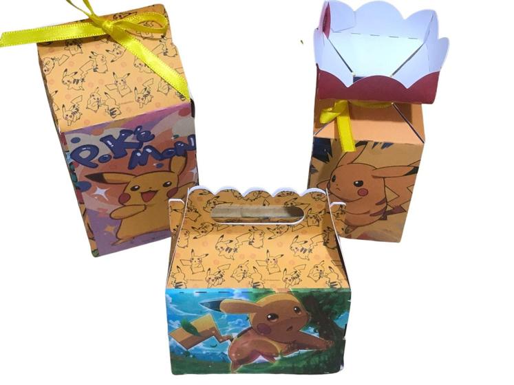Imagem de Kit Festa Lembrancinhas Personalizadas Tema Pikachu
