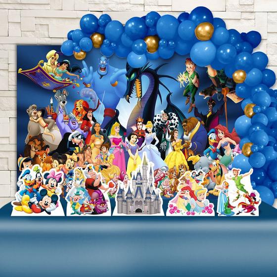 Imagem de Kit Festa Ouro Mundo Disney - IMPAKTO VISUAL