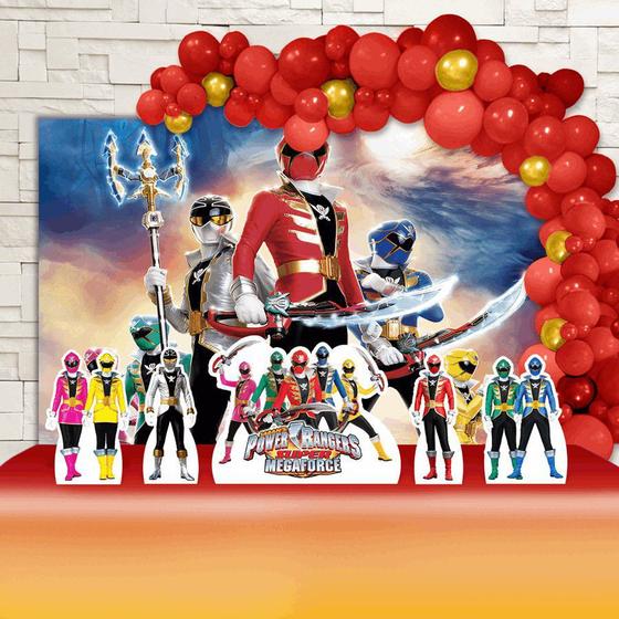 Imagem de Kit Festa Ouro Power Ranger Megaforce - IMPAKTO VISUAL