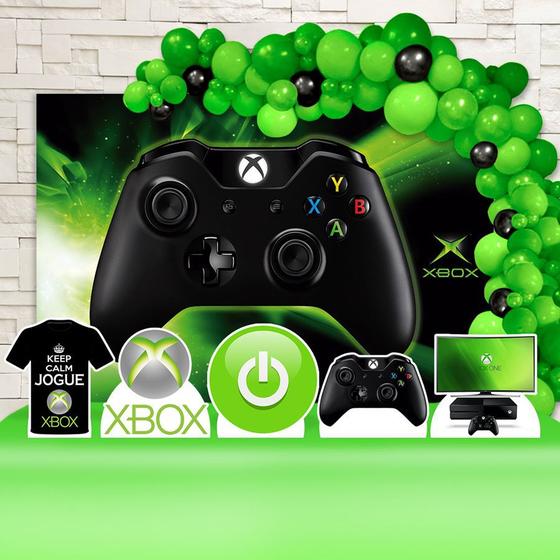 Imagem de Kit Festa Ouro Xbox Jogos Eletrônicos - IMPAKTO VISUAL