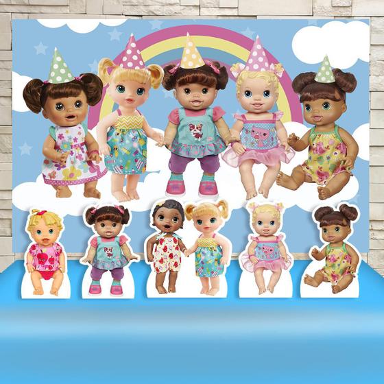 Imagem de KIT Festa Prata Baby Alive Boneca  - IMPAKTO VISUAL