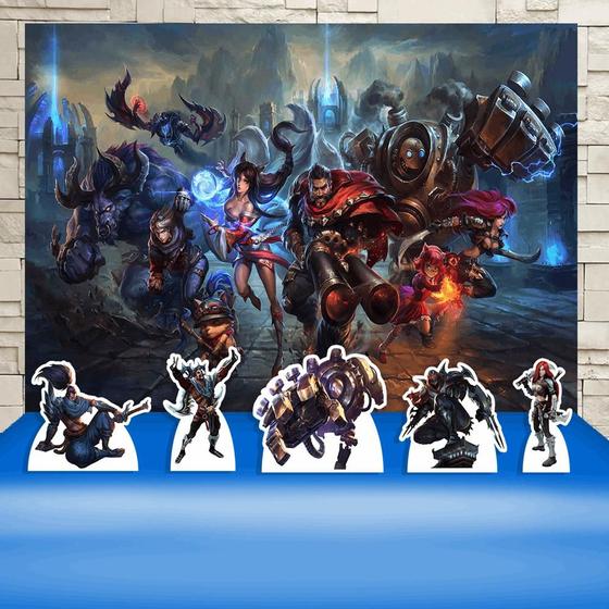 Imagem de Kit Festa Rubi League of Legends - IMPAKTO VISUAL