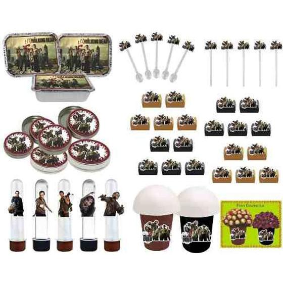 Imagem de Kit Festa The Walking Dead 106 Peças (10 pessoas)