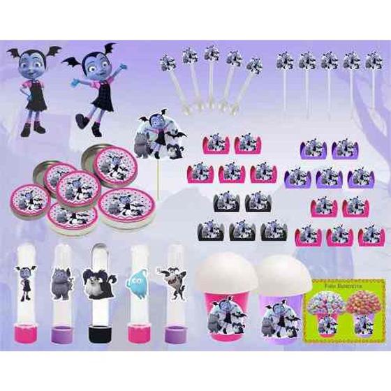 Imagem de Kit Festa Vampirina 265 Peças (30 pessoas)