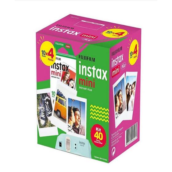 Imagem de Kit Filme InstantAneo Instax Mini Fujifilm 40 Fotos