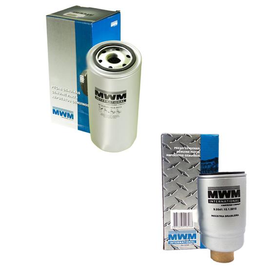 Imagem de Kit Filtro Combustível e Lubrificante Silverado MWM 1997 1998 1999 2000 2001