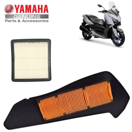 Imagem de Kit filtro de ar do motor e cvt xmax 250 2021 2022 2023 + nf