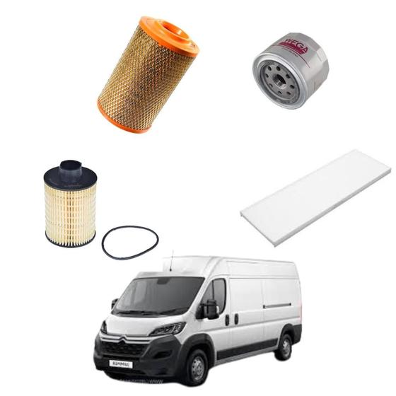 Imagem de Kit Filtro Troca Óleo Citroen Jumper 2009 A 2018 WKU480 Wega