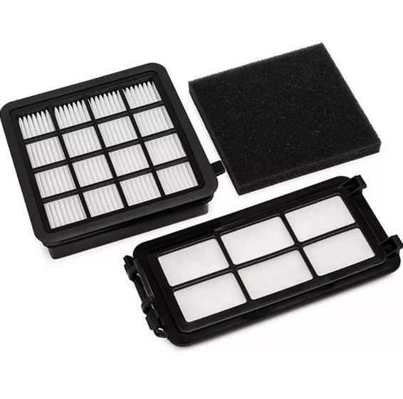 Kit Filtros Aspirador Electrolux Easybox Easy1 Easy2 Ef124la Menor preço em Kit Filtros Aspirador Electrolux Easybox Easy1 Easy2 Ef124la