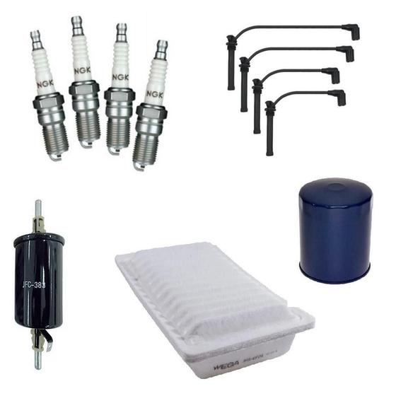 Imagem de Kit Filtros Cabo E Velas Chery Qq 1.1 16V 2011 2012 2013