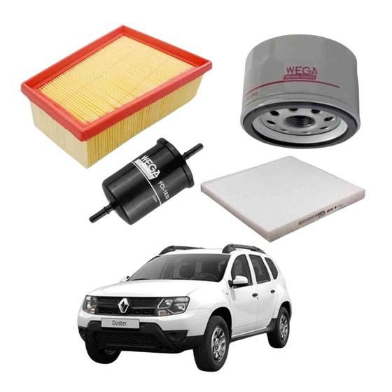 Imagem de Kit Filtros Óleo Renault  Duster 2011 A 2017 WKL263 Wega