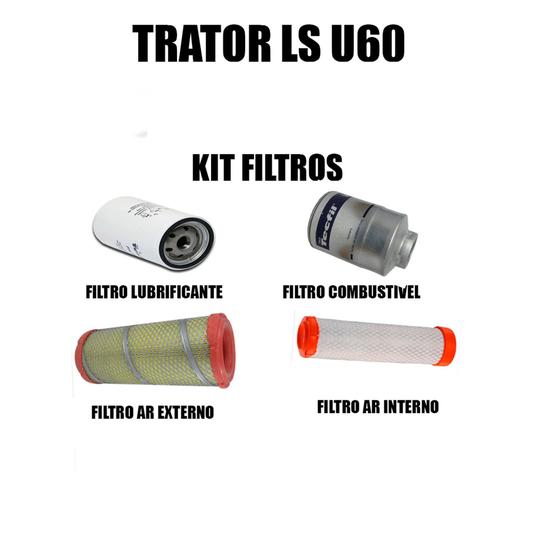 Imagem de Kit filtros trator ls u60 ate 2017