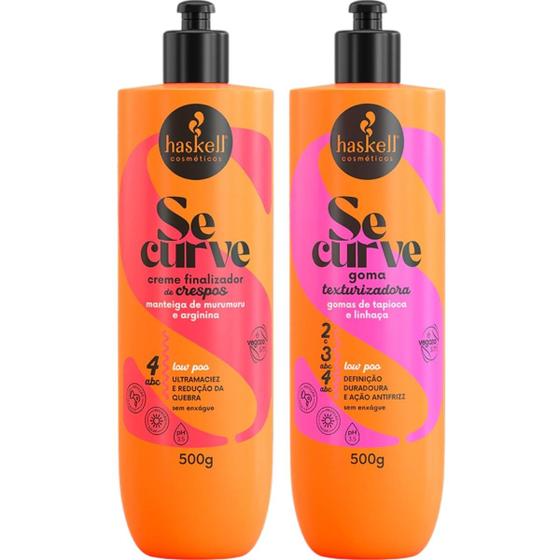 Imagem de Kit Finalização Se Curve Creme Finalizador + Goma Texturizadora 500ml Haskell