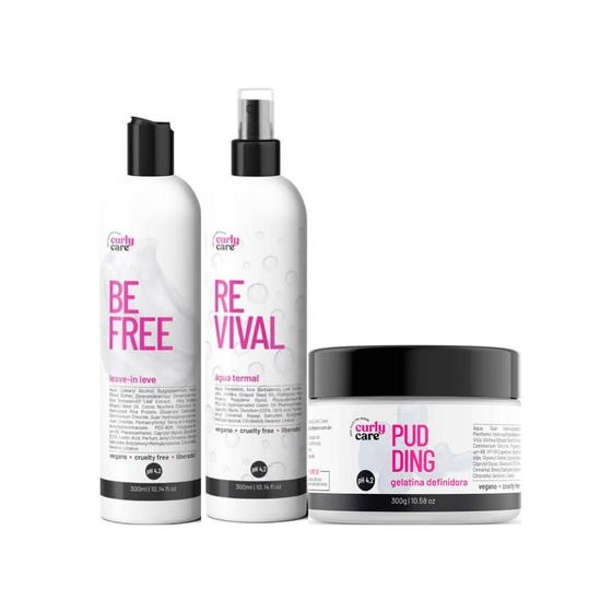 Imagem de Kit Finalizadores Be Free + Revival + Pudding - Curly Care