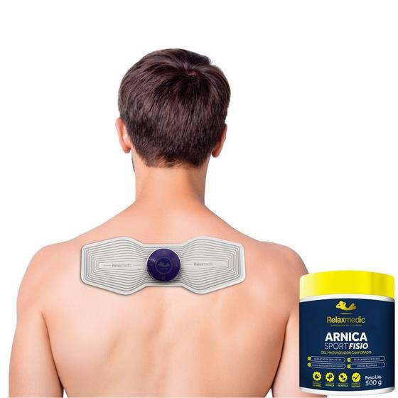 Imagem de Kit fisio tens e gel massageador arnica