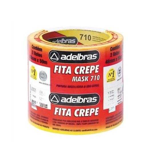 Imagem de KIT FITA CREPE 710 MASK 48mm X 50m C/ 16 ROLOS