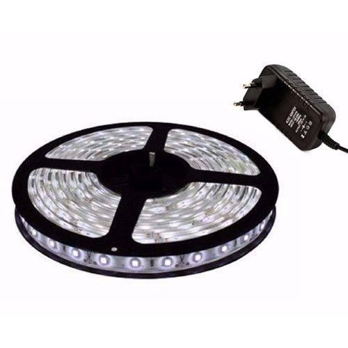 Imagem de Kit Fita Led 5050 Leds 5M Ip65 Branco Frio + Fonte 3A