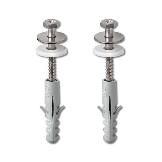 Kit Fixação Inox para Lavatórios e Colunas 1809 C13 7050212 com bucha 10MM - Lorenzetti Menor preço em Kit Fixação Inox para Lavatórios e Colunas 1809 C13 7050212 com bucha 10MM - Lorenzetti