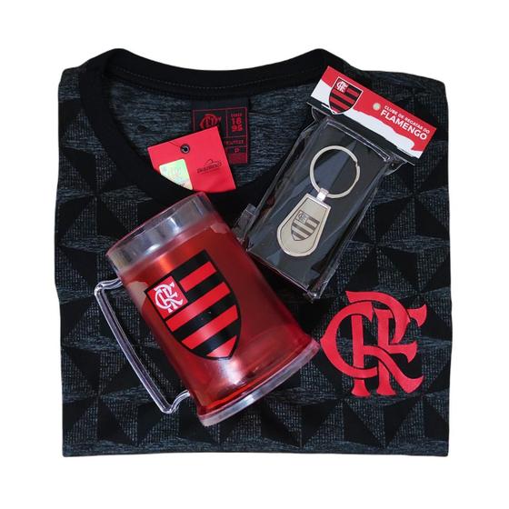 Imagem de Kit Flamengo Oficial - Camisa Bursary + Caneca + Chaveiro