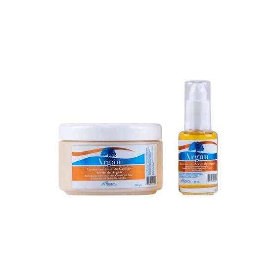 Imagem de Kit Flora Argan Creme de Hidratação 300g + Óleo 30mL