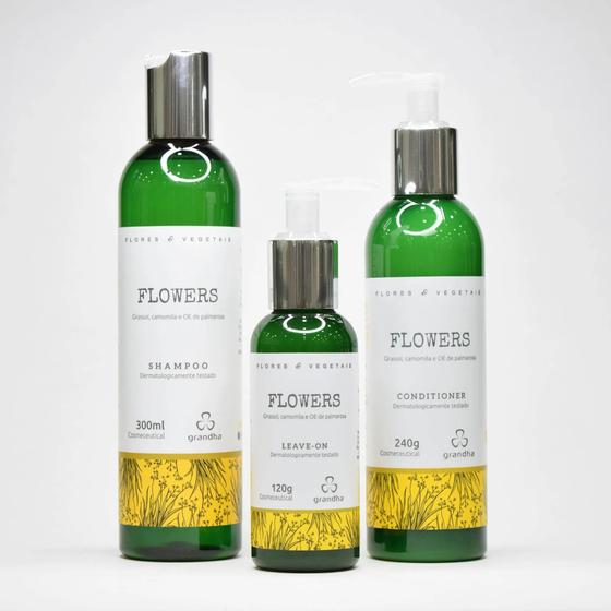 Imagem de Kit Flowers - Flores & Vegetais Cabelos Finos e Delicados