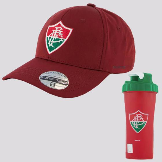 Imagem de Kit Fluminense Boné Classic e Coqueteleira