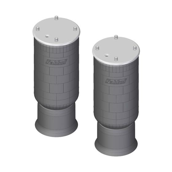 Imagem de Kit Fole Pneumático Suspensão Eixo Implementos HBZ - 2 Un