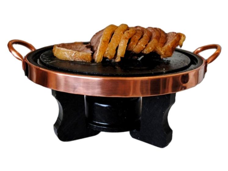 Kit Fondue de Pedra Sabão Para carne 31 centímetros Sendo 2 peças Rechaud e Grelha Menor preço em Kit Fondue de Pedra Sabão Para carne 31 centímetros Sendo 2 peças Rechaud e Grelha