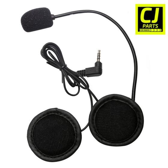 Kit Fone Microfone para Intercomunicador Ejeas V6 V4 E6 Menor preço em Kit Fone Microfone para Intercomunicador Ejeas V6 V4 E6