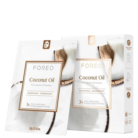 Imagem de Kit Foreo Coconut Oil Sheet Mask - Máscara Facial