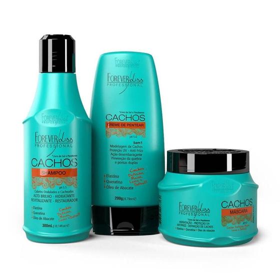 Imagem de Kit Forever Liss Cachos - Define, Controla e Hidrata