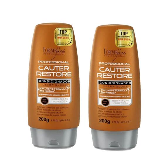 Imagem de Kit Forever Liss Cauter Restore 2 Condicionador 200g