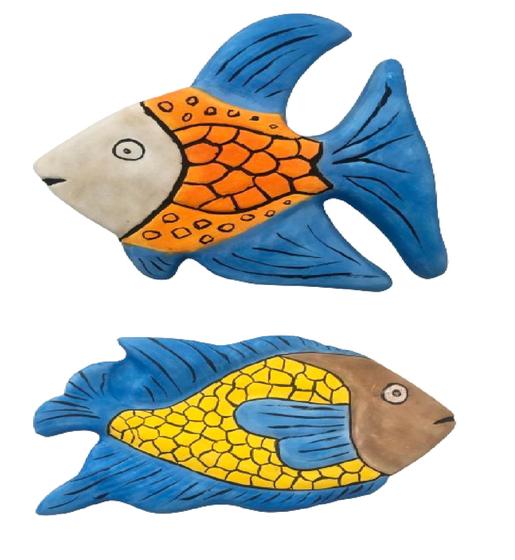 Imagem de Kit Formas Moldes em Abs 3D Artesanato - 2 Peixinhos