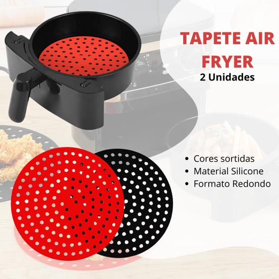 Imagem de Kit Formas Silicone Papel Quadrada Redonda Assadeira Air Fryer - Escolha Seu Kit