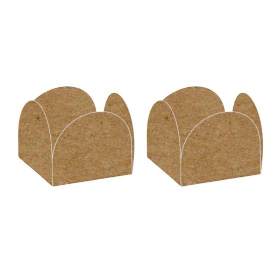 Imagem de Kit forminha 4 pétalas kraft c/ 100 un - nc toys