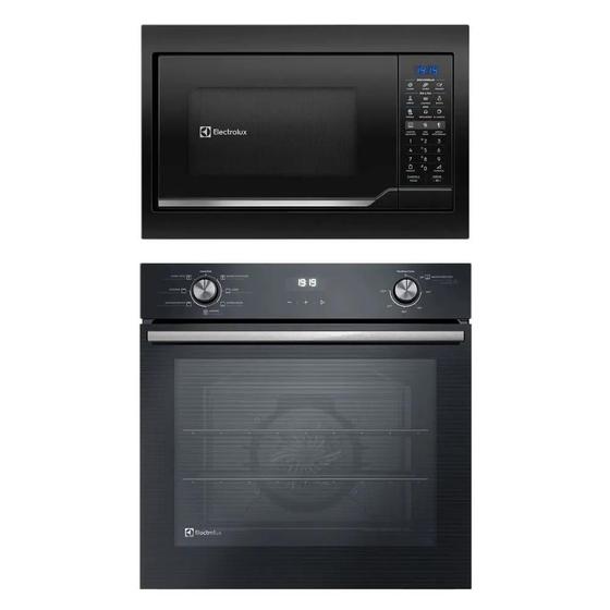 Kit Forno de Embutir Elétrico Electrolux 80 Litros com Air Fryer/Convecção OE8EH + Micro-ondas de Embutir Electrolux 34 Litros 220V - 60Hz Menor preço em Kit Forno de Embutir Elétrico Electrolux 80 Litros com Air Fryer/Convecção OE8EH + Micro-ondas de Embutir Electrolux 34 Litros 220V - 60Hz