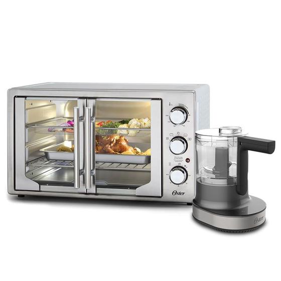 Kit Forno e Fryer French Door e Processador Oster Up & Down Menor preço em Kit Forno e Fryer French Door e Processador Oster Up & Down