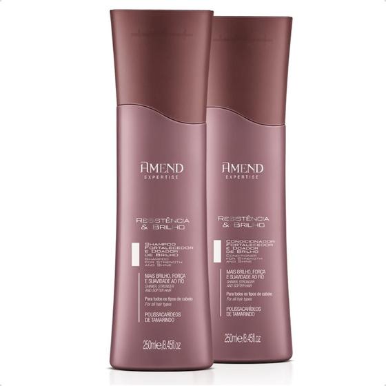 Imagem de Kit Fortalecedor Doador de Brilho Amend Expertise Shampoo + Condicionador