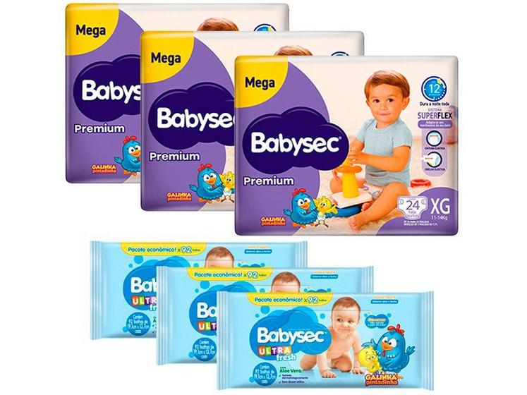 Kit Fralda Babysec Galinha Pintadinha XG 3 Pacotes Menor preço em Kit Fralda Babysec Galinha Pintadinha XG 3 Pacotes