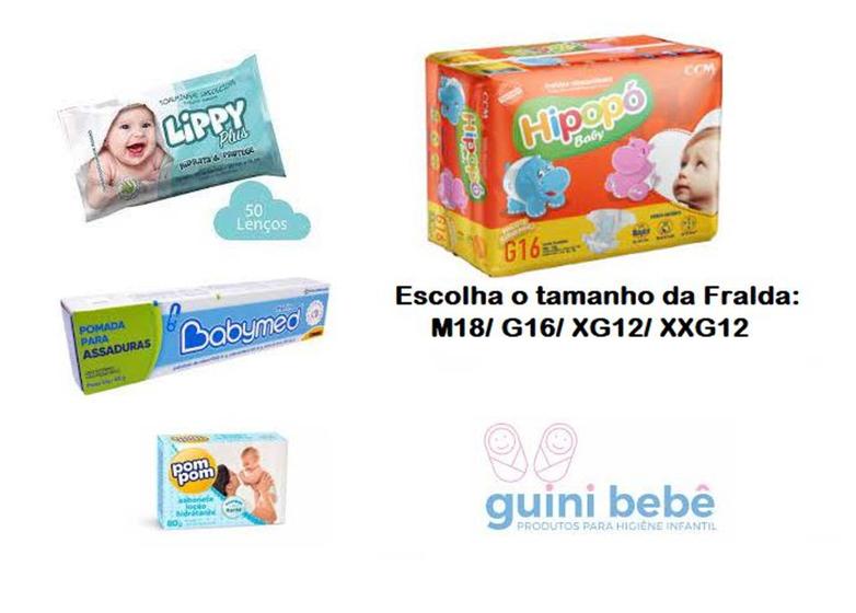 Imagem de Kit Fralda Infantil Lenço Sabonete Pomada Barato