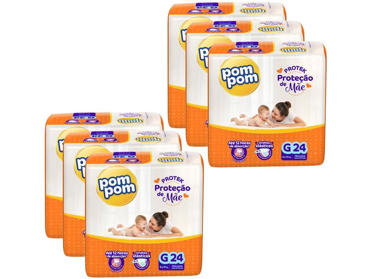 Kit Fralda Pom Pom Fisher-Price Derma Protek é boa?