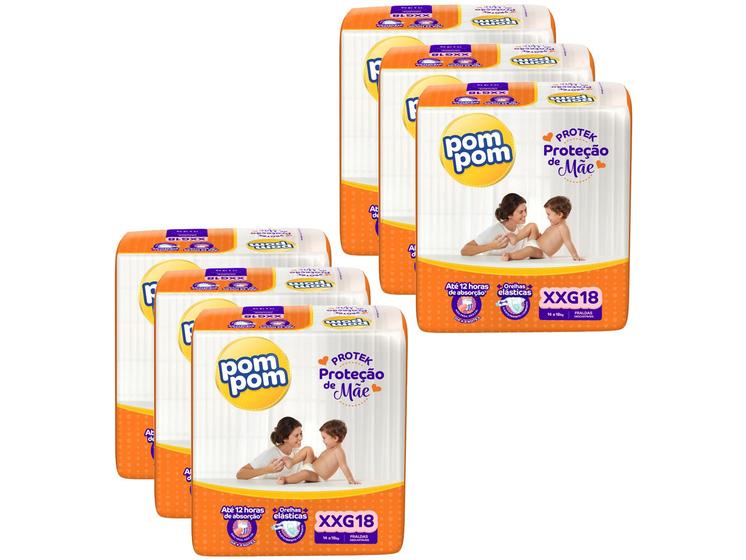 Kit Fralda Pom Pom Fisher-Price Derma Protek Menor preço em Kit Fralda Pom Pom Fisher-Price Derma Protek