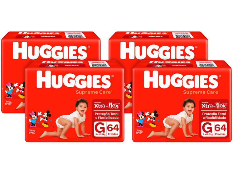 Imagem de Kit Fraldas Huggies Supreme Care