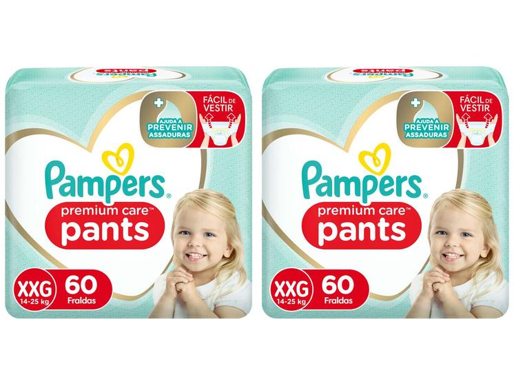 Imagem de Kit Fraldas Pampers Pants Premium Care