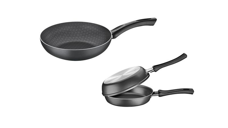 Imagem de Kit Frigideira Funda 24cm 2,2l + Omeleteira Grill 20cm - Tramotnia