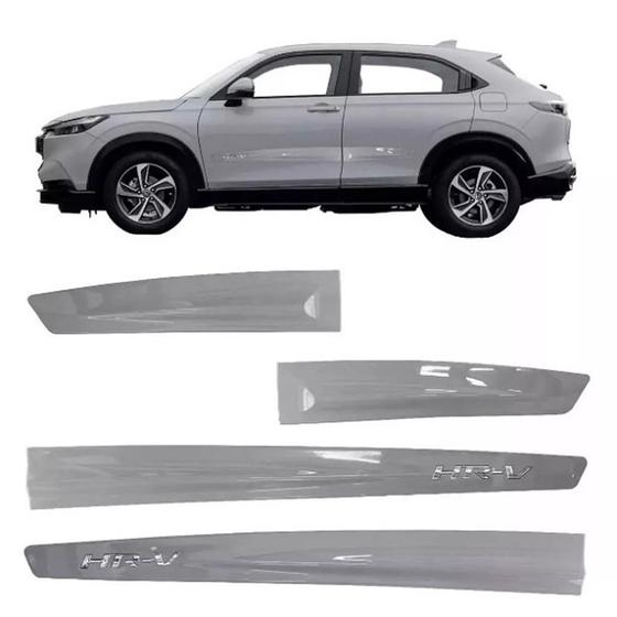 Kit Friso Lateral New HRV Prata Platinum Tiger Menor preço em Kit Friso Lateral New HRV Prata Platinum Tiger