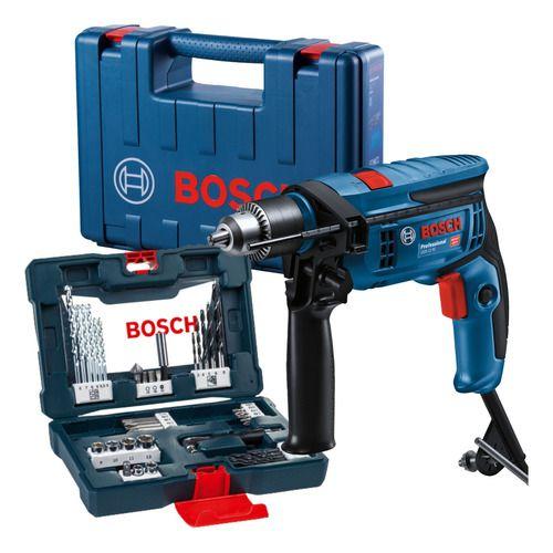 Imagem de Kit Furadeira Impacto Bosch Gsb13re 750w V Line 41 Peça 110v